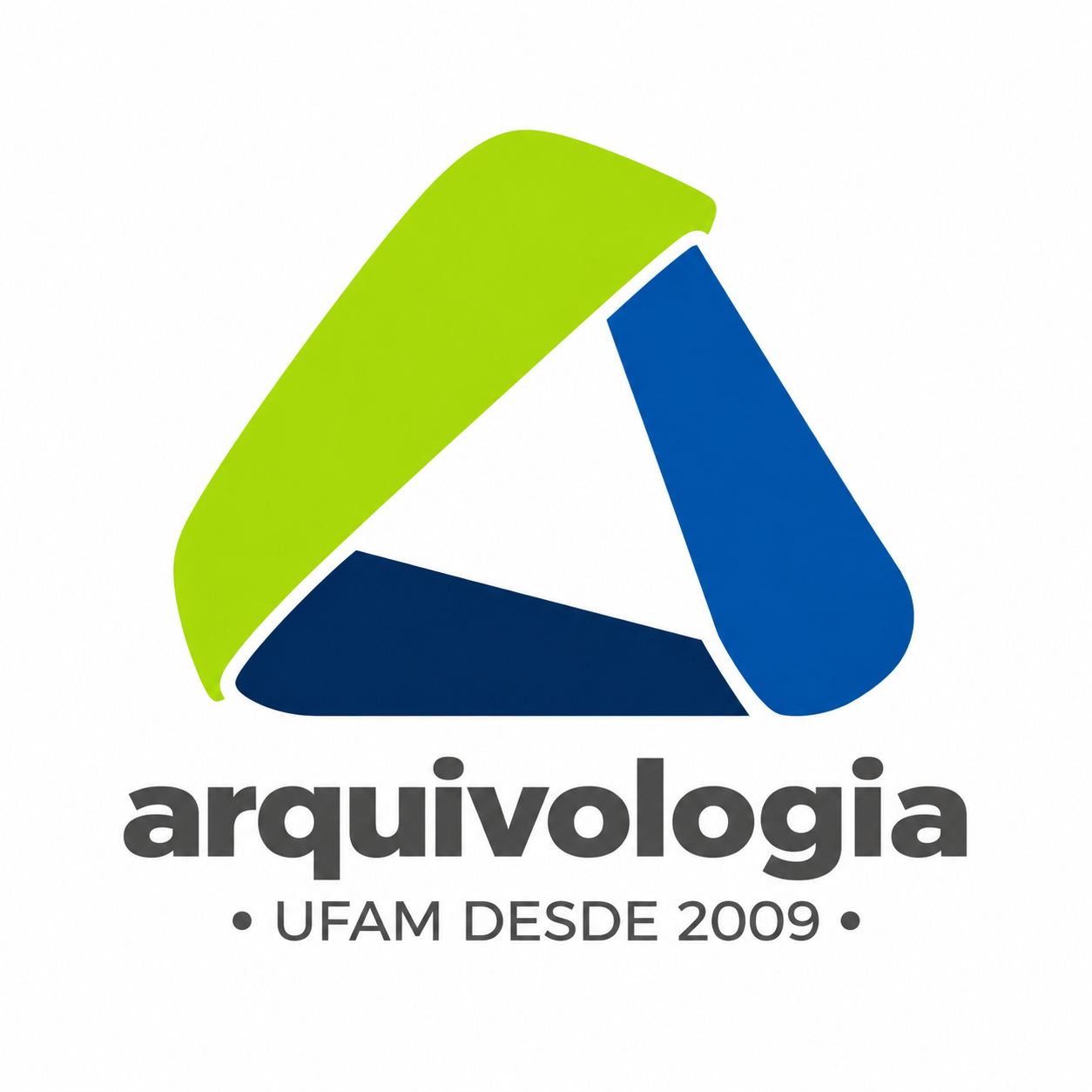 A imagem contém o logo utilizado como parte da identidade visual do curso de Arquivologia da Universidade Federal do Amazonas